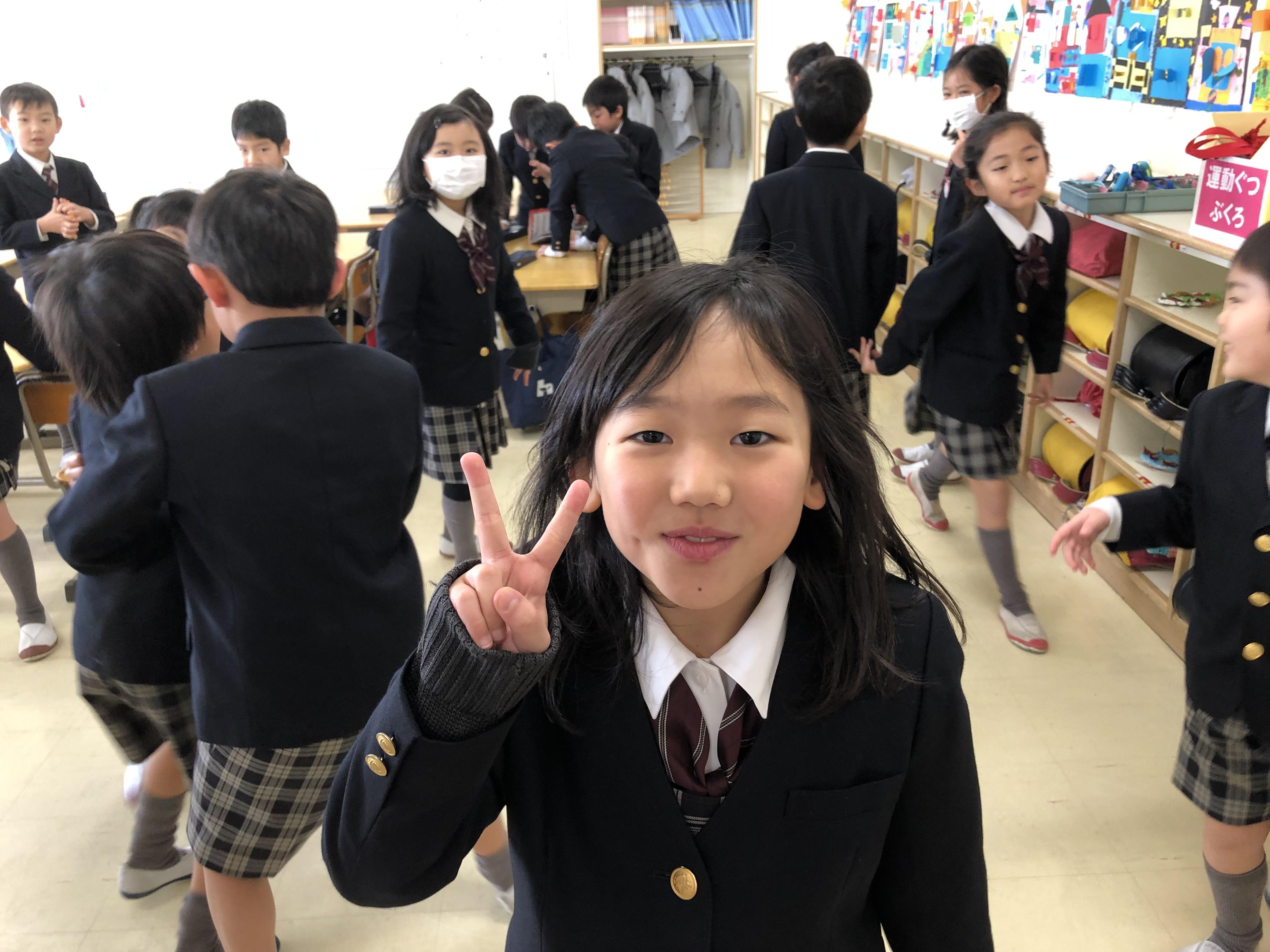 はつしば学園小学校　ほぼ未使用　制服　一年生　男子