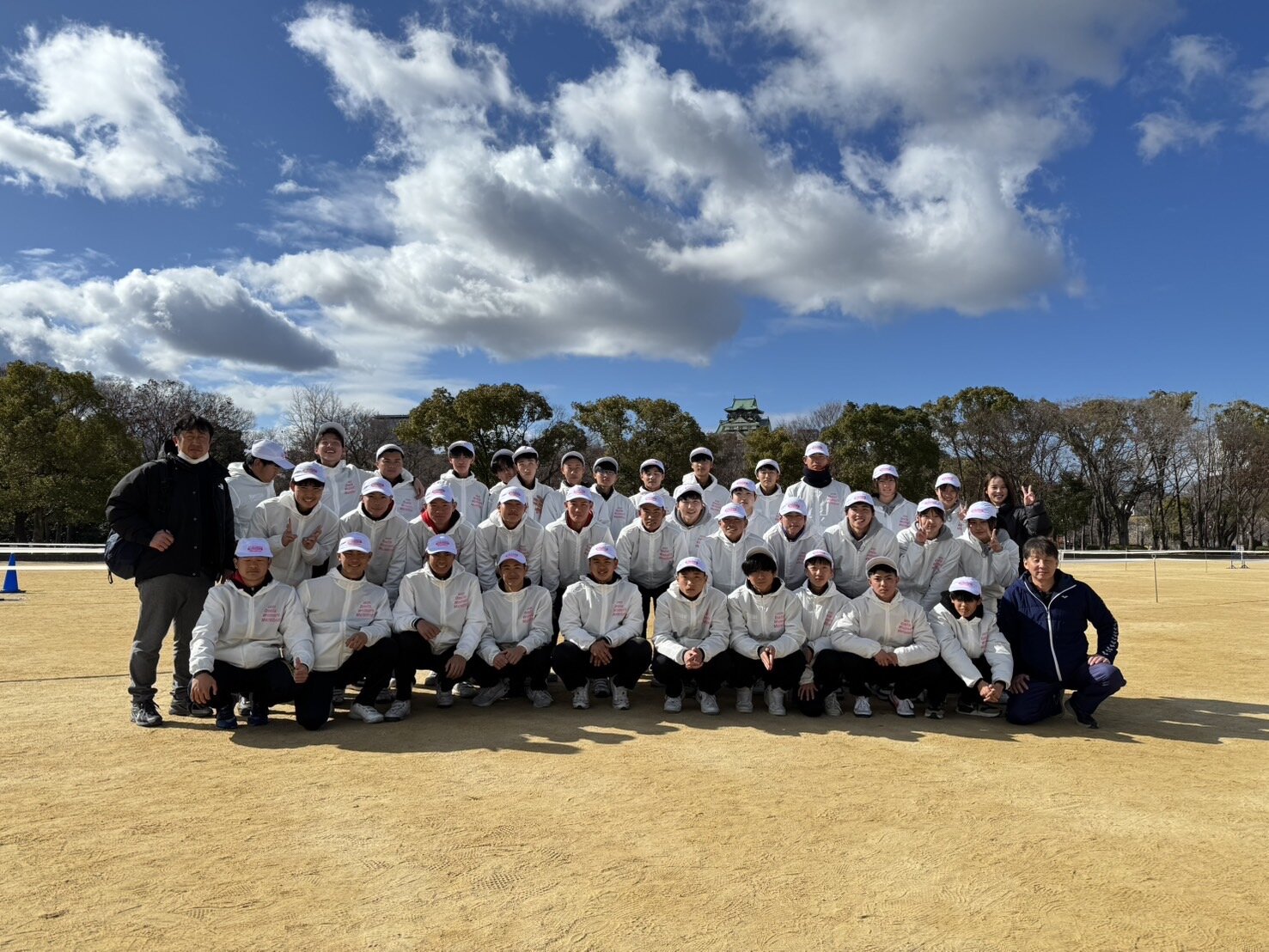 スポーツドリーム体育科土曜日講座(野球部、サッカー部・水泳部・剣道部) 第44回大阪国際女子マラソンボランティア 1月26日 第二弾‼️