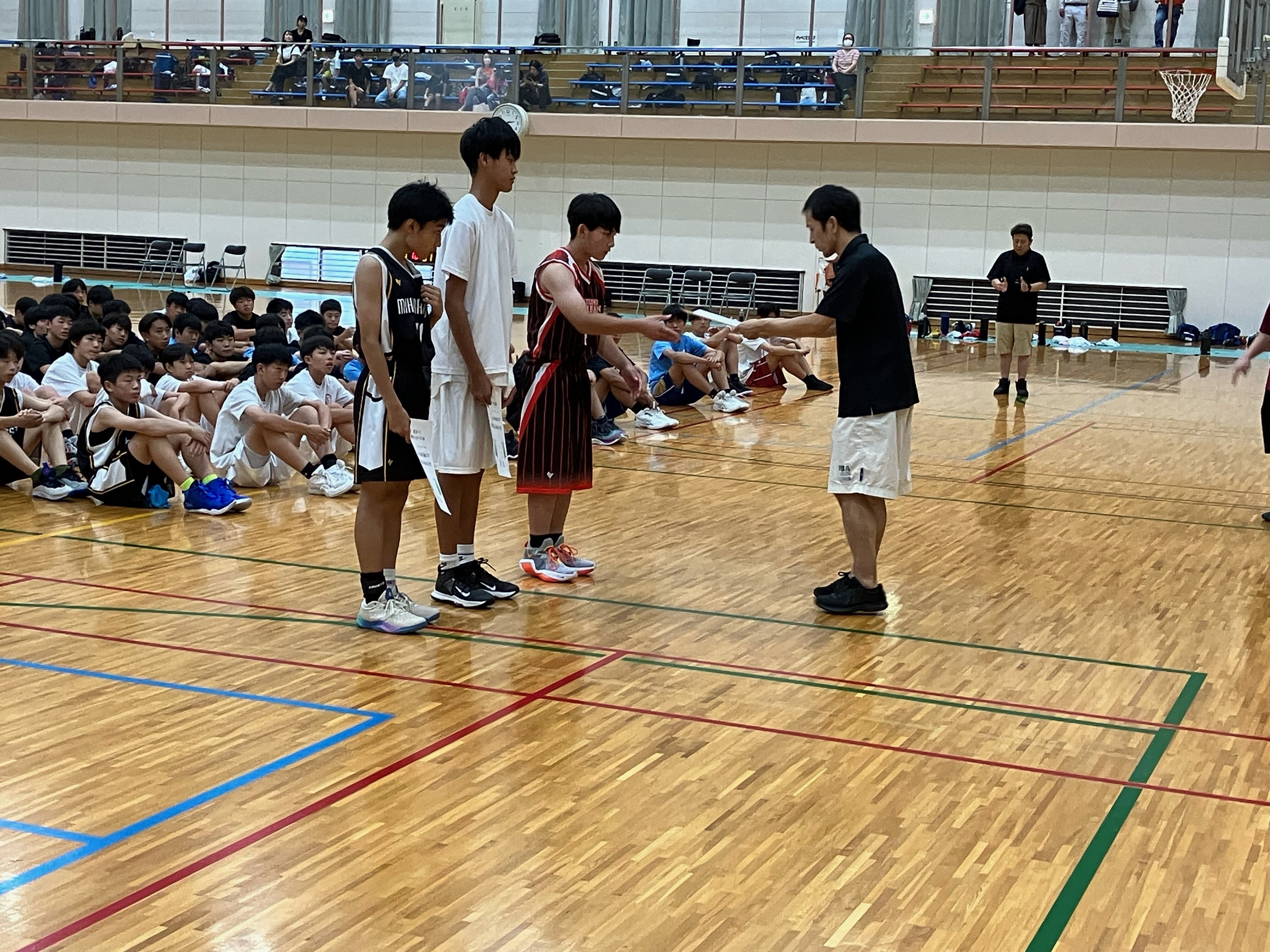 中学男子バスケCブロック新人戦　第３位