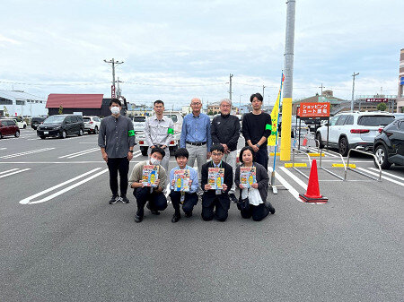 【高校インターアクトクラブ】 黒山警察署とコラボ、車の防犯啓発活動をしました！