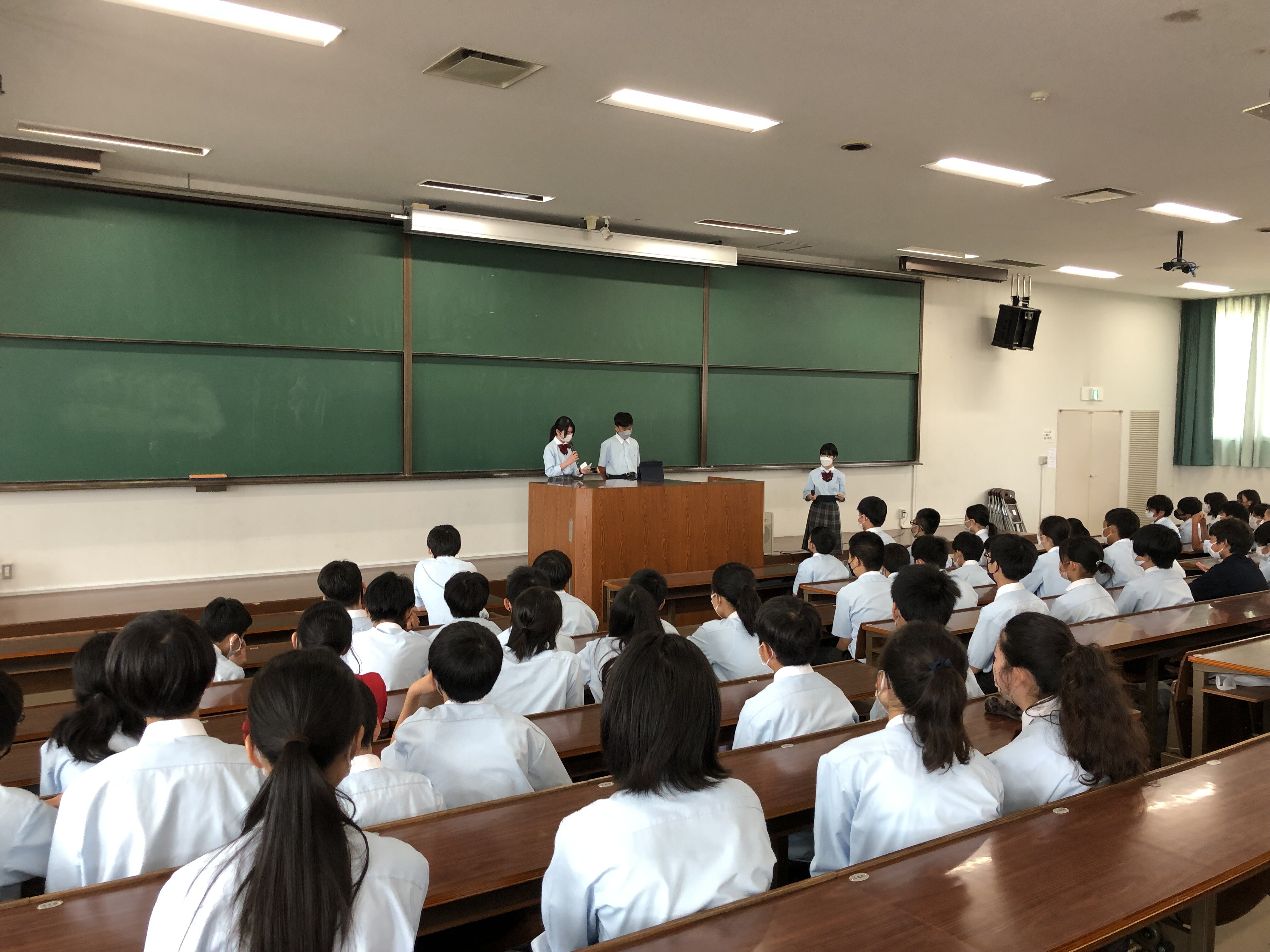 【中１　学年集会】