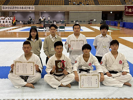 【日本拳法部】第66回　全日本高等学校日本拳法選手権大会　第3位　入賞