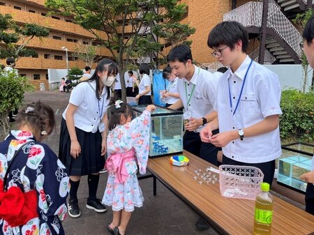 【高校インターアクトクラブ】　夏祭りのお手伝いをしました！