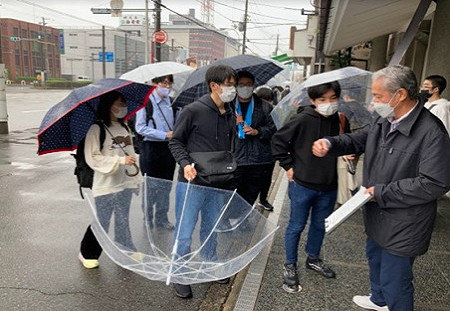 高校1年生　特別活動「堺まちあるき」