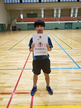 【中学卓球部】泉北地区優勝卓球大会男子個人の部　第5位入賞！