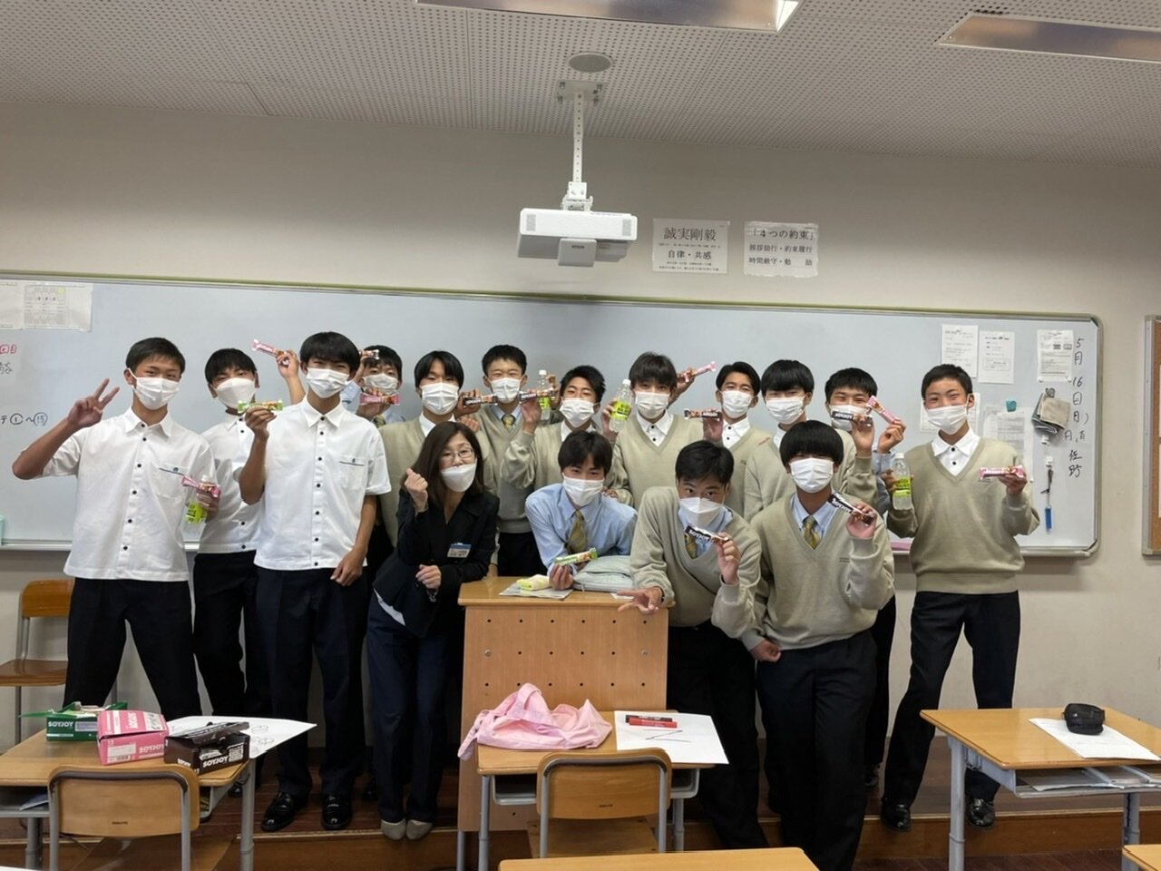 【高校1年生】土曜講座・体育科(野球部・サッカー部)～大塚製薬さんの講演会～