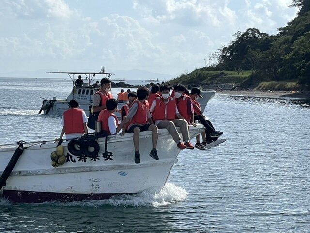 【中学2年宿泊研修　鹿児島1日目】