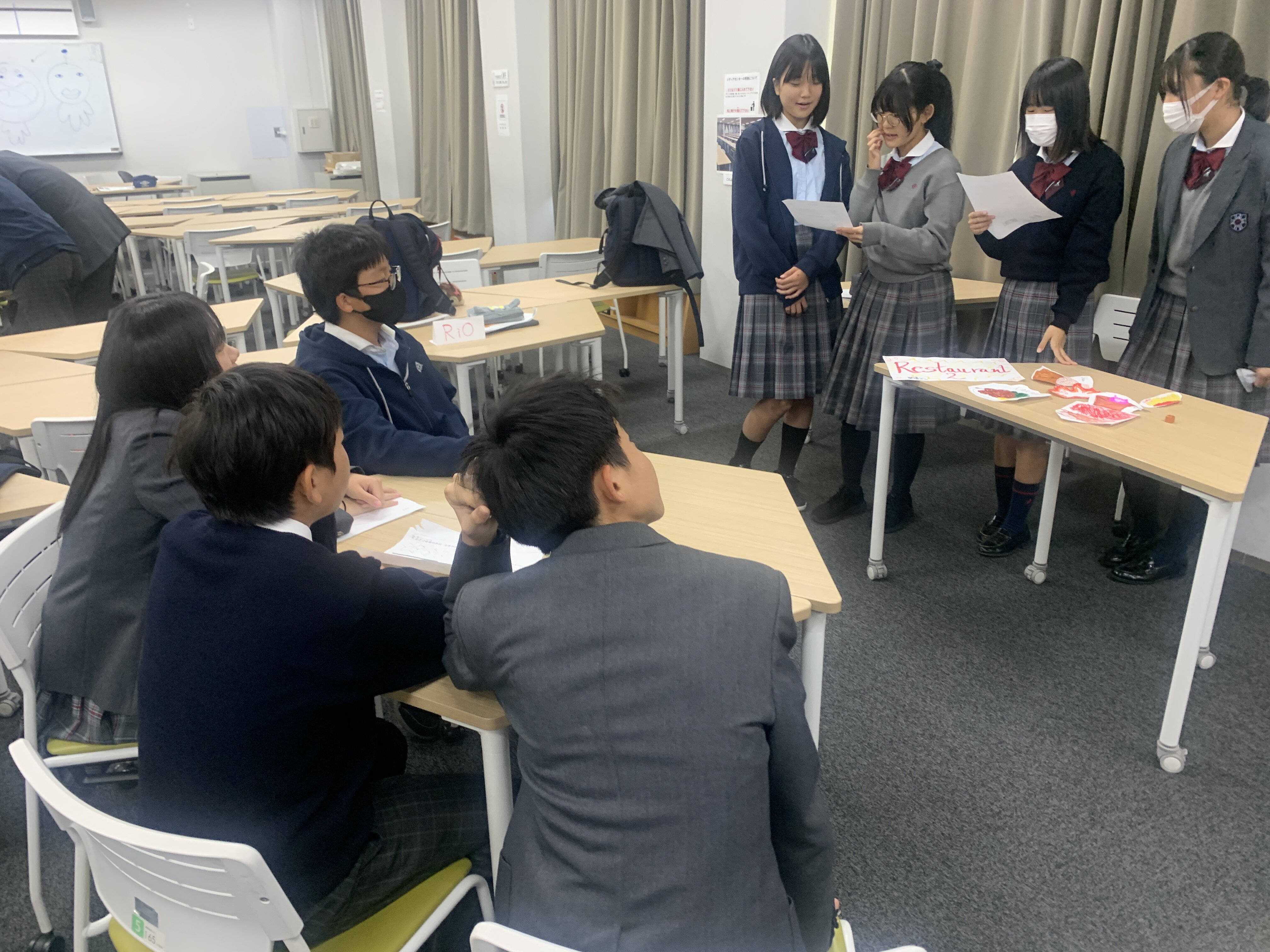 中学2年生 English Immersion Camp II 2日目です