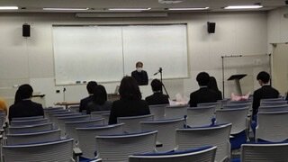 第三学期終業式・離任式