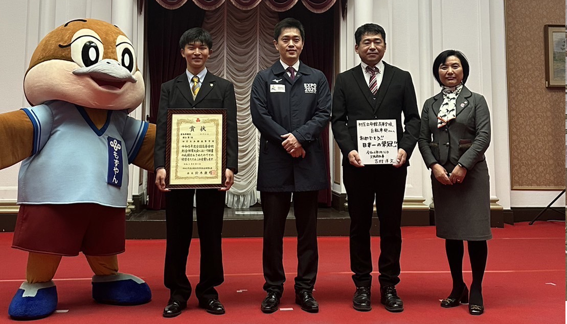 【自転車部】大阪府知事表敬訪問